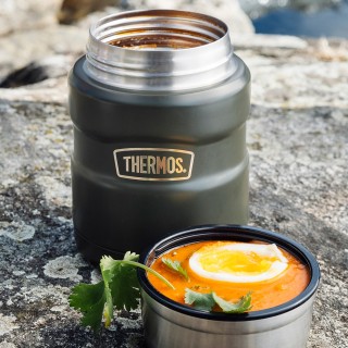 Thermos Madtermoflaske 0,47 L Mørkerød