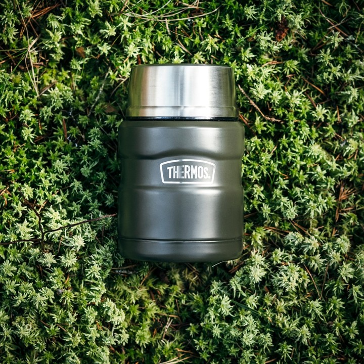 Thermos Madtermoflaske 0,47 L Mørkerød