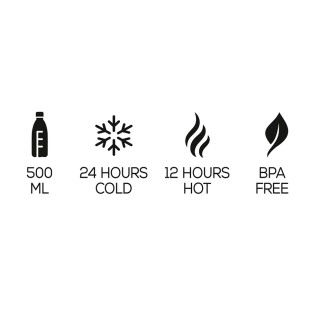 Scanpan Termoflaske 0,5 L Tannin