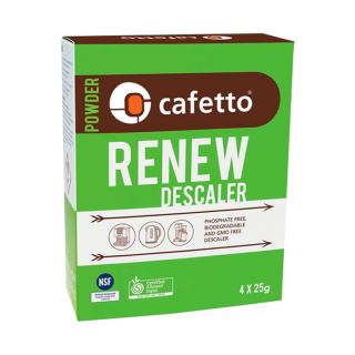 Cafetto Renew Organisk Afkalkningspulver 4x25g