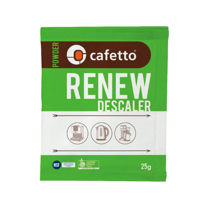 Cafetto Renew Organisk Afkalkningspulver 4x25g