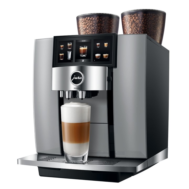 Jura Giga W10 (EA) Diamond Silver Espressomaskine Inkl. Startpakke