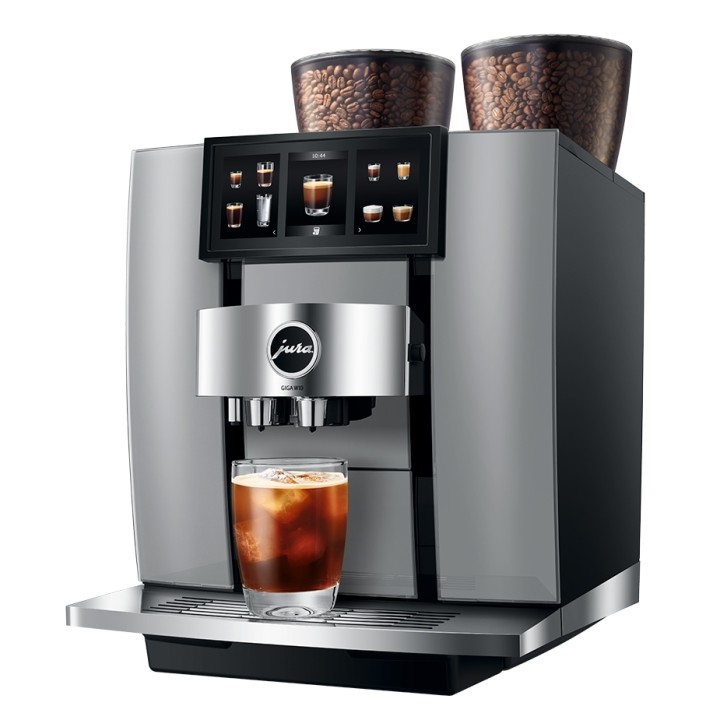 Jura Giga W10 (EA) Diamond Silver Espressomaskine Inkl. Startpakke