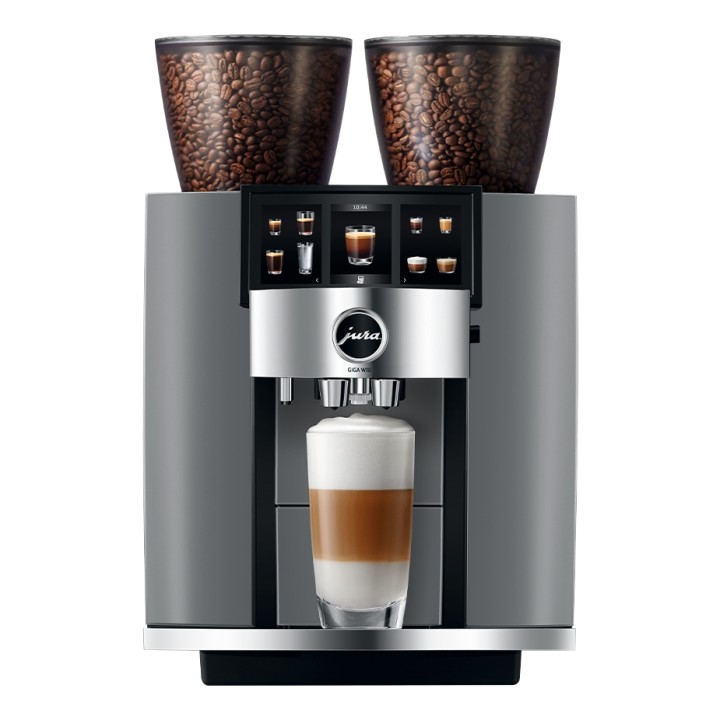 Jura Giga W10 (EA) Diamond Silver Espressomaskine Inkl. Startpakke