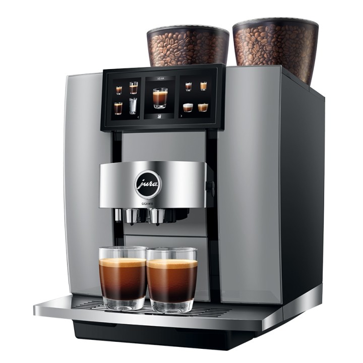 Jura Giga W10 (EA) Diamond Silver Espressomaskine Inkl. Startpakke