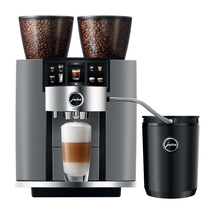 Jura Giga W10 (EA) Diamond Silver Espressomaskine Inkl. Startpakke