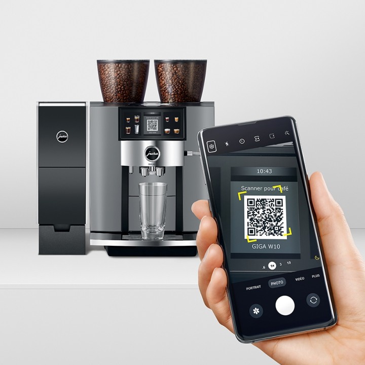 Jura Giga W10 (EA) Diamond Silver Espressomaskine Inkl. Startpakke