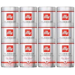 Illy Espresso Classico 12x250g Hele kaffebønner