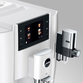 Jura E8 (EC) Piano White Espressomaskine Inkl. Startpakke