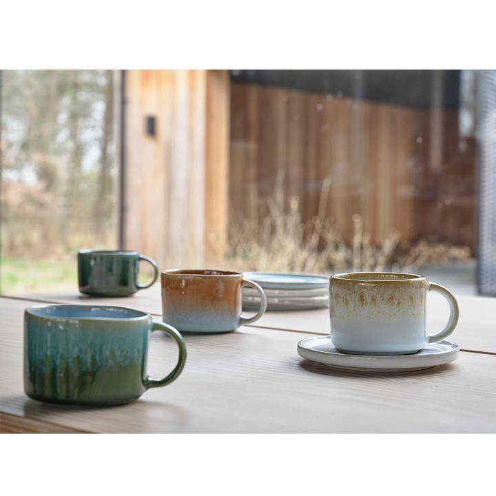 Villa Collection Styles Espressokop 8 cl 2 Stk Grøn/Blå