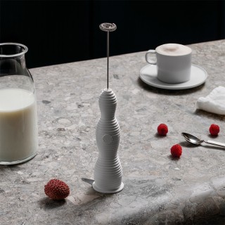 Alessi Pulcina Mælkeskummer Hvid