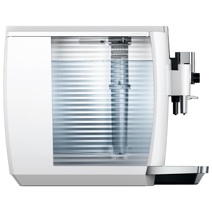 Jura E8 (EC) Piano White Espressomaskine Inkl. Mælkebeholder & 6x400g Rigtig Kaffe