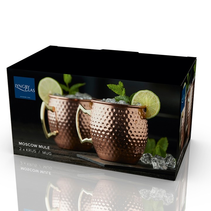 Lyngby Moscow Mule Krus 55 cl 2 Stk Kobber