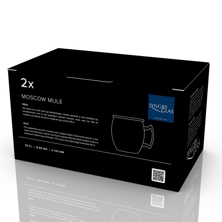 Lyngby Moscow Mule Krus 55 cl 2 Stk Kobber