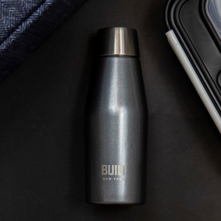 BUILT Perfect Seal Termoflaske 0,33 L Charcoal