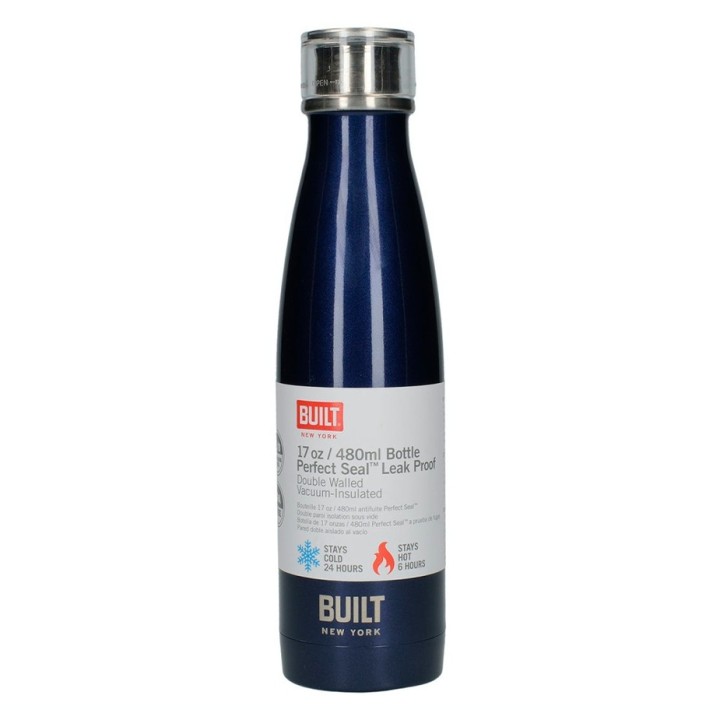 BUILT Perfect Seal Termoflaske 0,5 L Midnight Blue