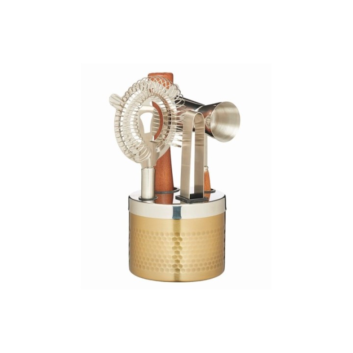 BarCraft Barsæt 5 Dele Guld