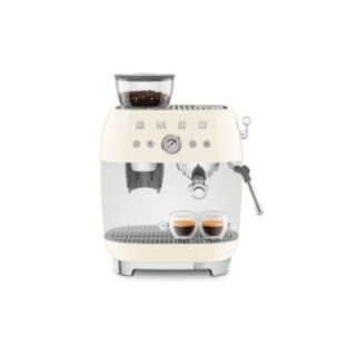 Smeg EGF03CREU Manuel espressomaskine Inkl. Kværn Creme