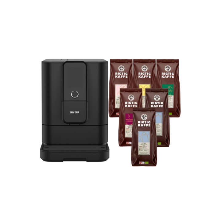 Nivona NIVO 8101 Sort Inkl. 6x400g Rigtig Kaffe Organic