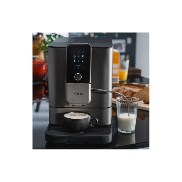 Nivona NIVO 8103 Titanium Espressomaskine Inkl. 6x400g Rigtig Kaffe Organic