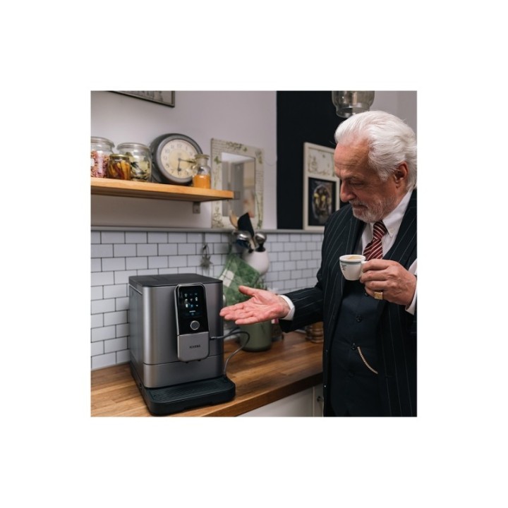 Nivona NIVO 8103 Titanium Espressomaskine Inkl. 6x400g Rigtig Kaffe Organic