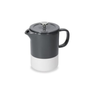 La Cafetière Barcelona 6 Kop. Stempelkande Inkl. Krus Cool Grey