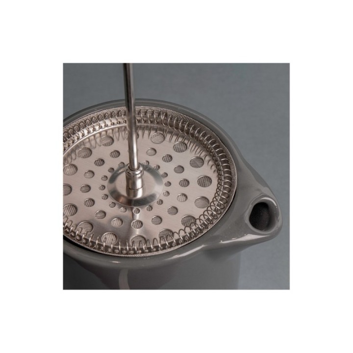 La Cafetière Barcelona 6 Kop. Stempelkande Inkl. Krus Cool Grey