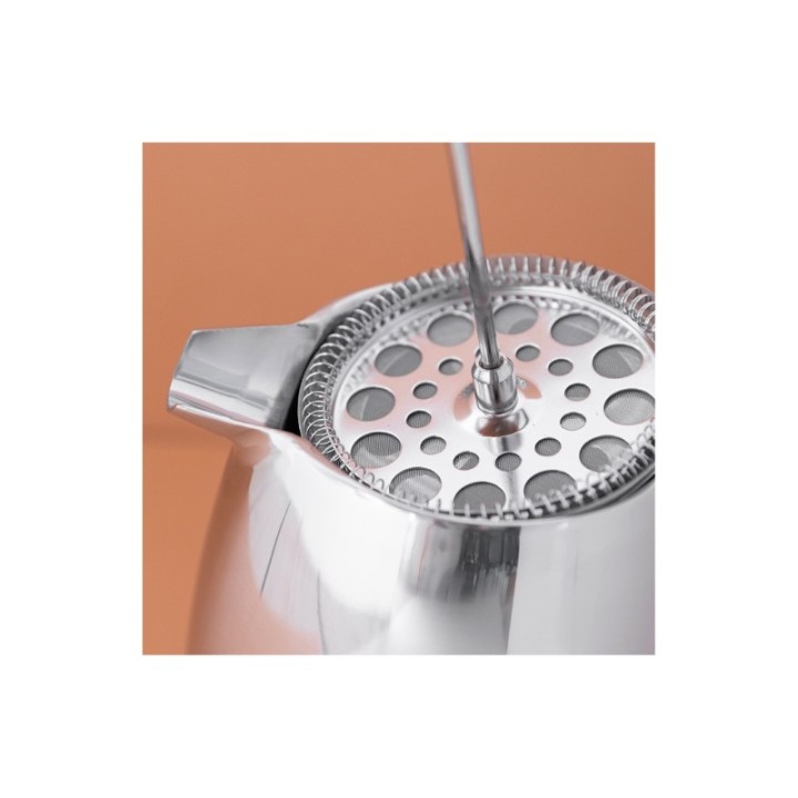 La Cafetière 8 Kop. Stempelkande Stål