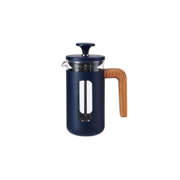 La Cafetière Pisa 3 Kop. Stempelkande Navy