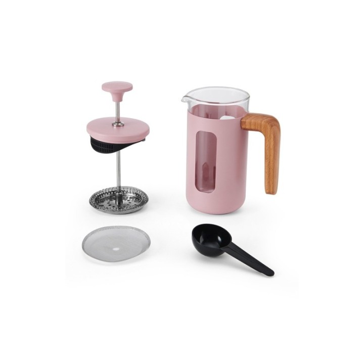 La Cafetière Pisa 3 Kop. Stempelkande Pink