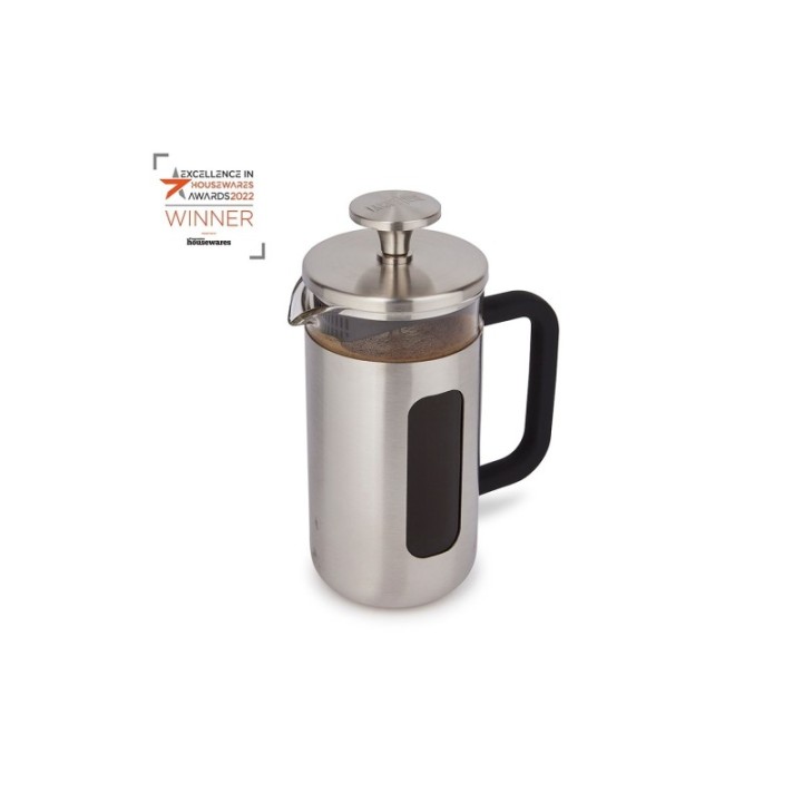 La Cafetière Pisa 3 Kop. Stempelkande Rustfrit Stål