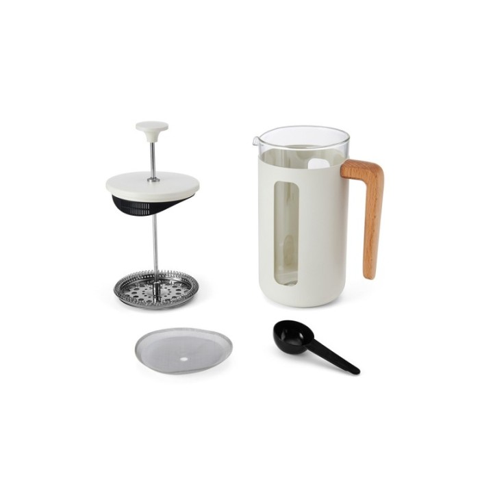 La Cafetière Pisa 8 Kop. Stempelkande Hvid