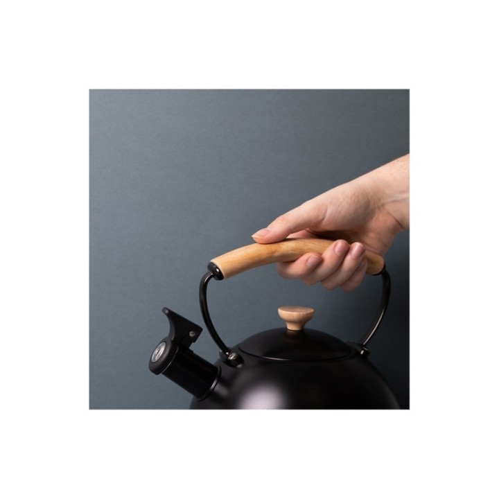 La Cafetière 1,6 L Kedel Sort m. Træ