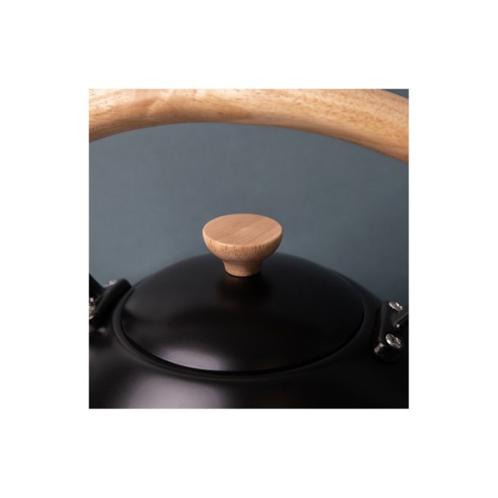 La Cafetière 1,6 L Kedel Sort m. Træ