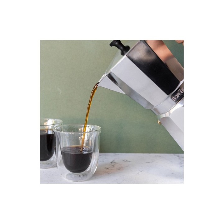 La Cafetière Venice 12 Kop. Espressokande Stål