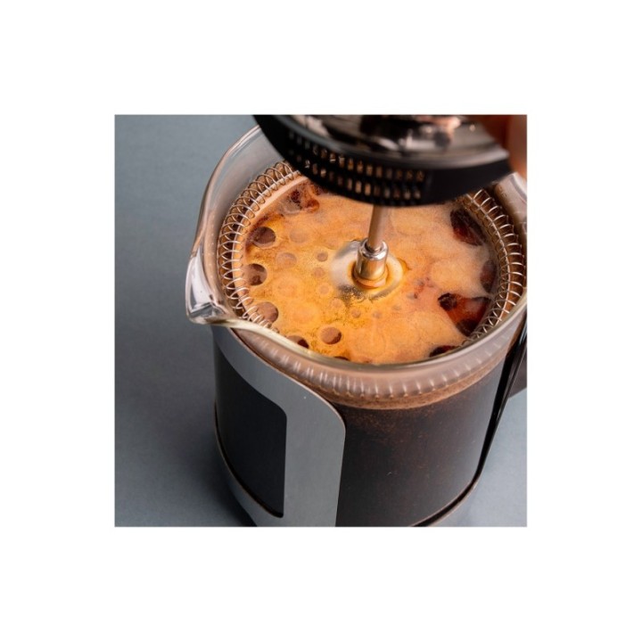 La Cafetière Roma 4 Kop. Stempelkande Rustfrit Stål