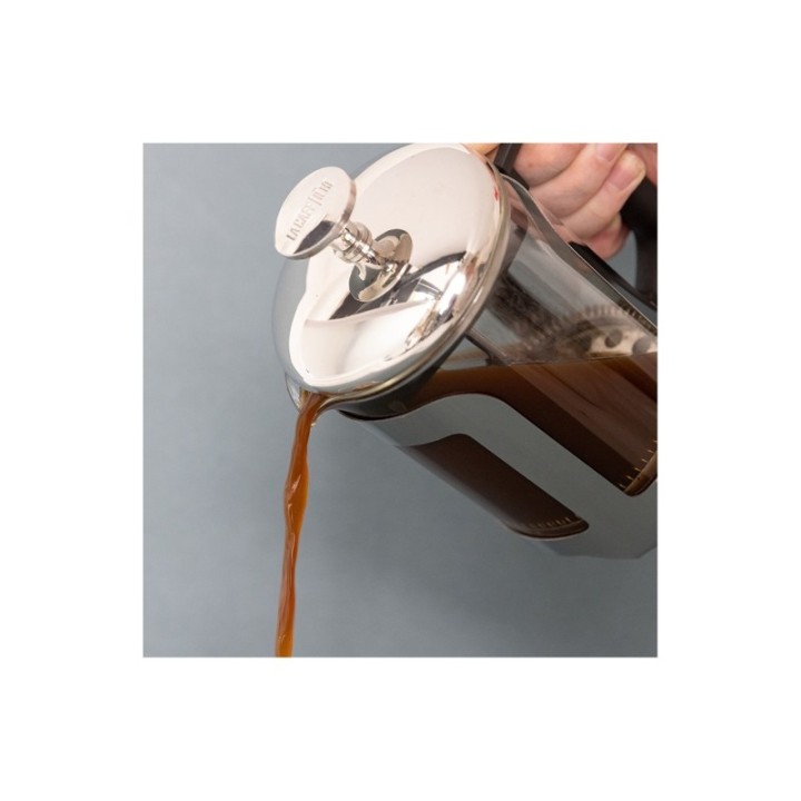 La Cafetière Roma 4 Kop. Stempelkande Rustfrit Stål