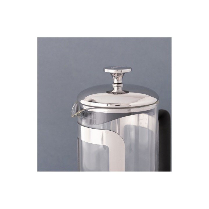 La Cafetière Roma 6 Kop. Stempelkande Rustfrit Stål