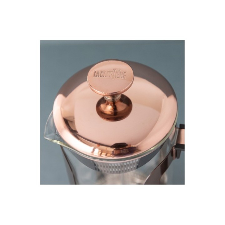 La Cafetière Roma 8 Kop. Stempelkande Kobber