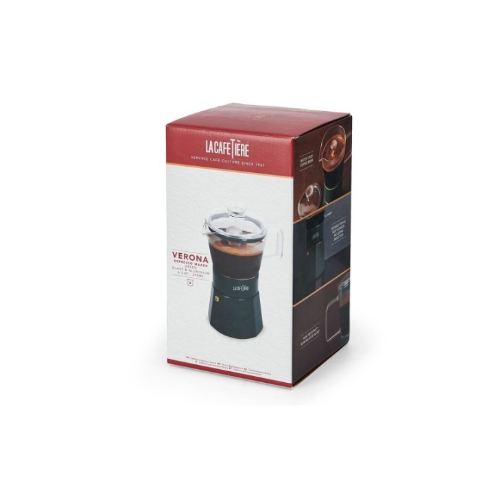 La Cafetière Verona 6 Kop. Espressokande Grøn