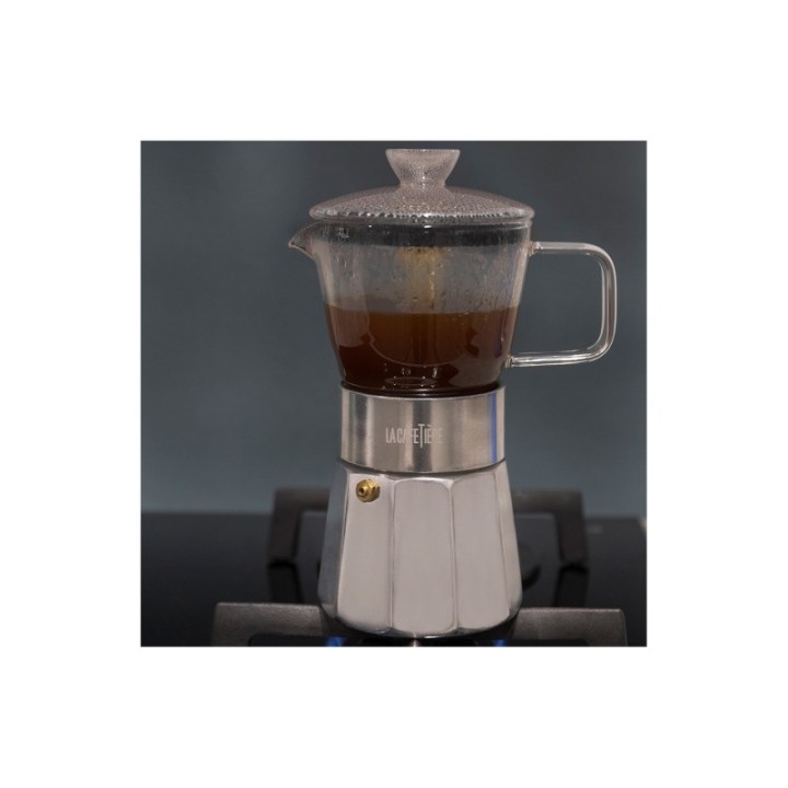 La Cafetière Verona 6 Kop. Espressokande Stål