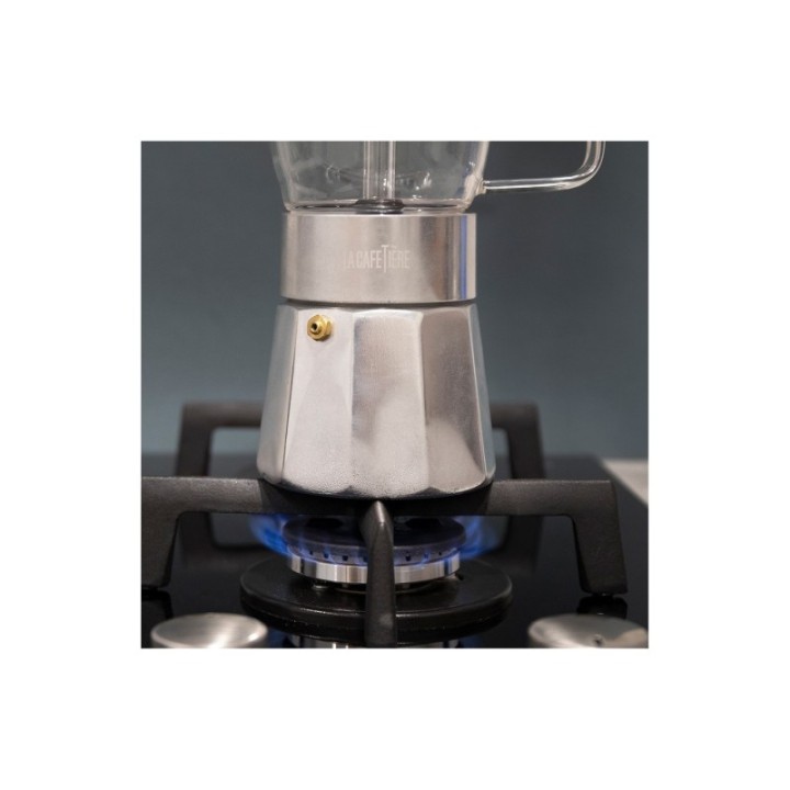 La Cafetière Verona 6 Kop. Espressokande Stål