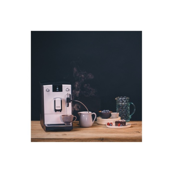 Nivona NICR 560 Hvid Espressomaskine Inkl. 8x400g Rigtig Kaffe Organic