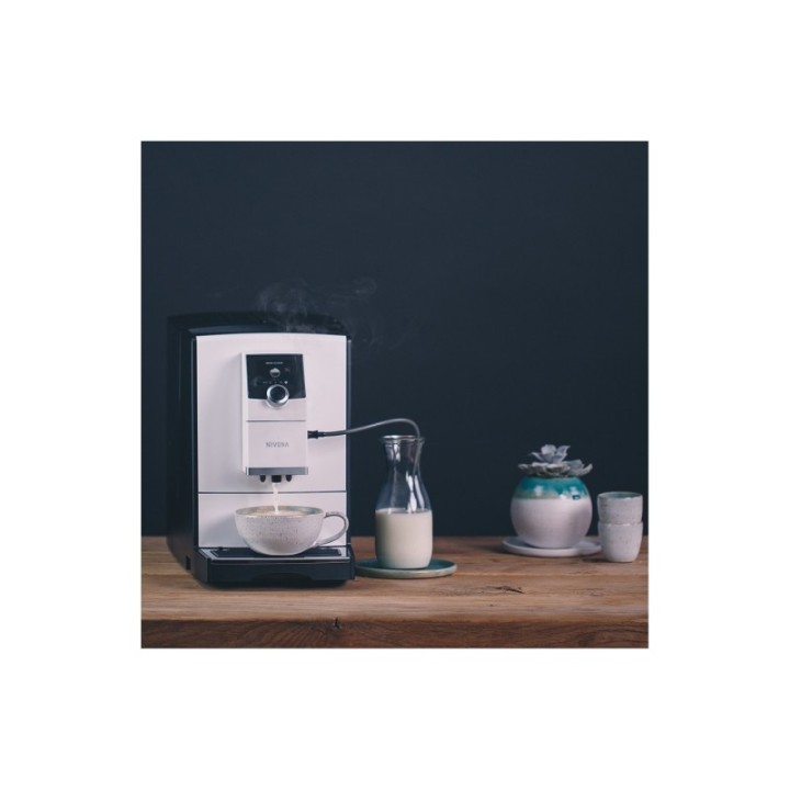 Nivona NICR 796 Hvid Inkl. Mælkebeholder & 6x400g Rigtig Kaffe Organic