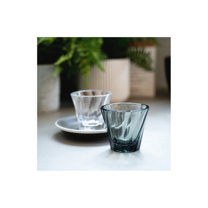 Loveramics Twisted Espresso Glas 7 cl 1 Stk Grøn