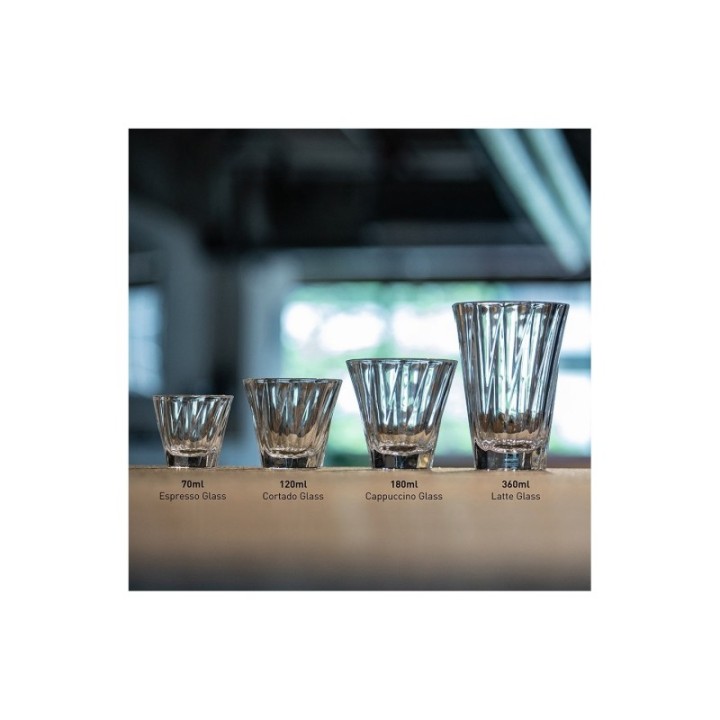 Loveramics Twisted Espresso Glas 7 cl 1 Stk Grøn