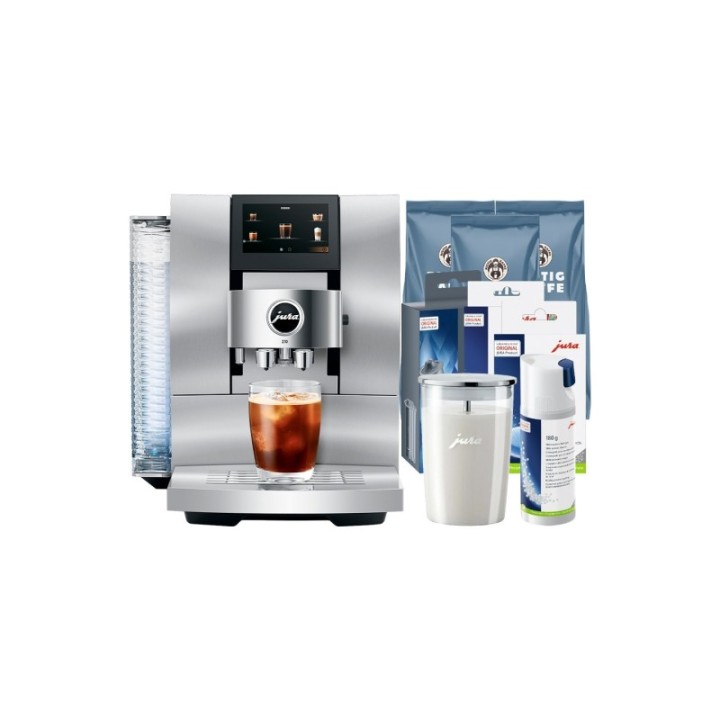 Jura Z10 (EA) Aluminium White Espressomaskine Inkl. Pleje & 3kg Kaffe