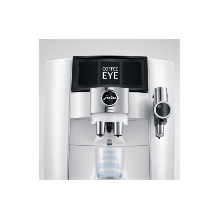 Jura J8 Twin (EA) Diamond White Espressomaskine Inkl. Startpakke