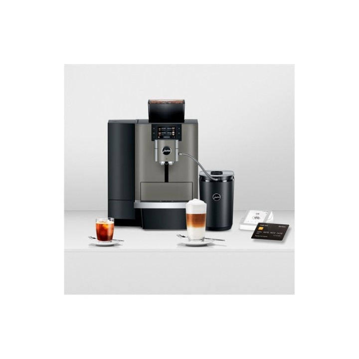 Jura X10 (EA) Dark Inox Espressomaskine Inkl. Startpakke