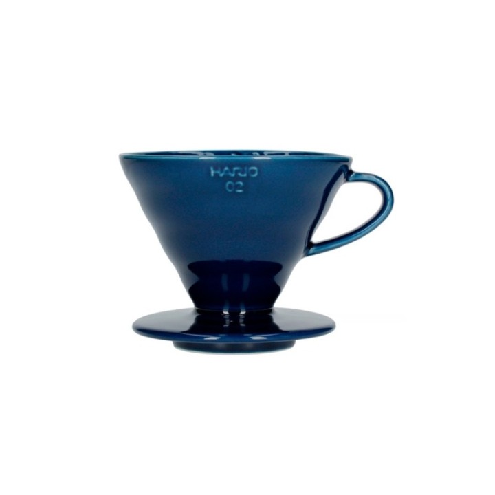 Hario V60-02 Keramik Dripper Mørkeblå 2 Kop.
